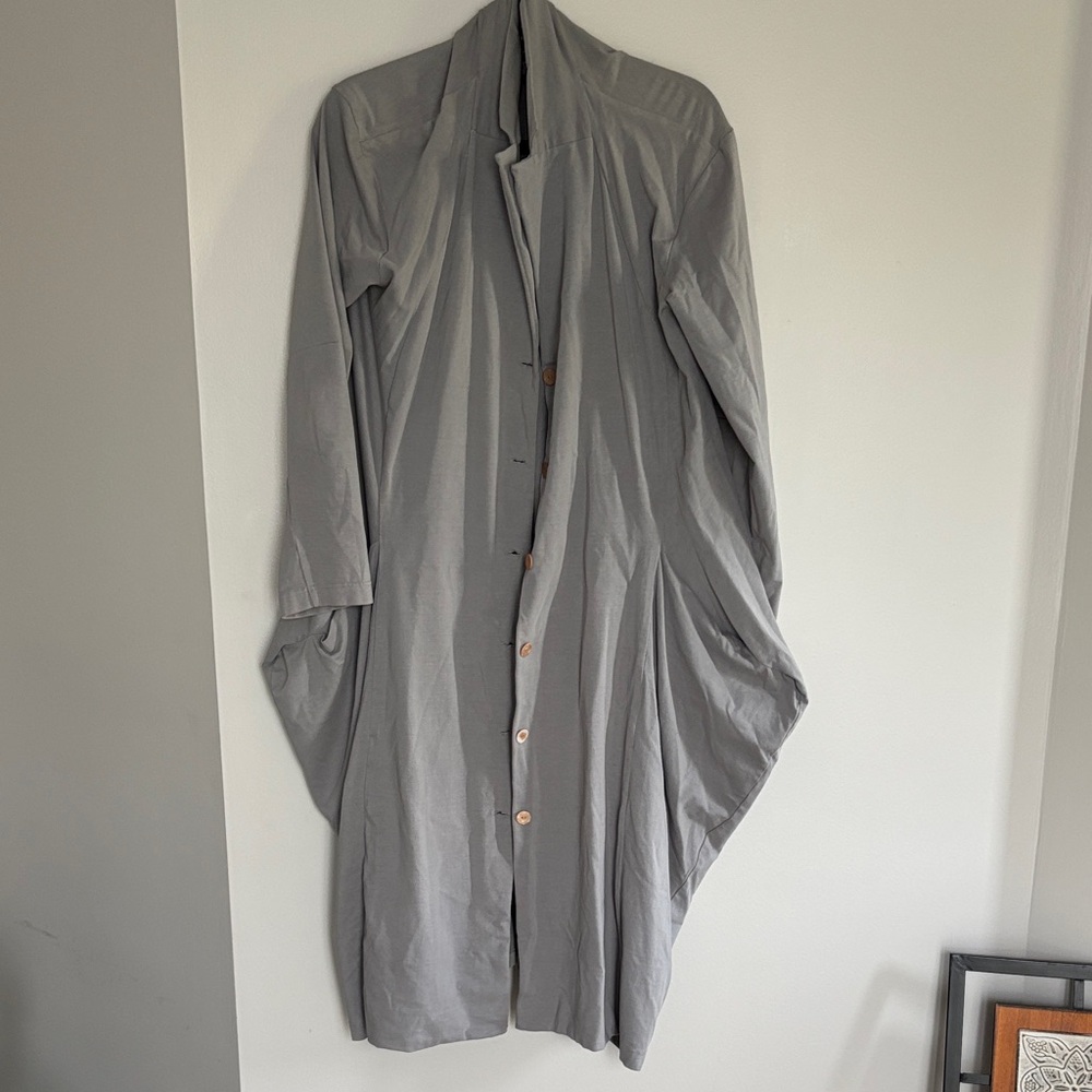 Elegant Women's Gray Trench Coat